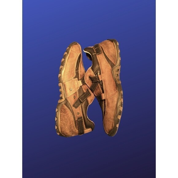 SKECHERS  100% Suede Athletic Sport Shoe Fashion Sneakers, BROWN, Size 9M, EUC - Picture 5 of 9